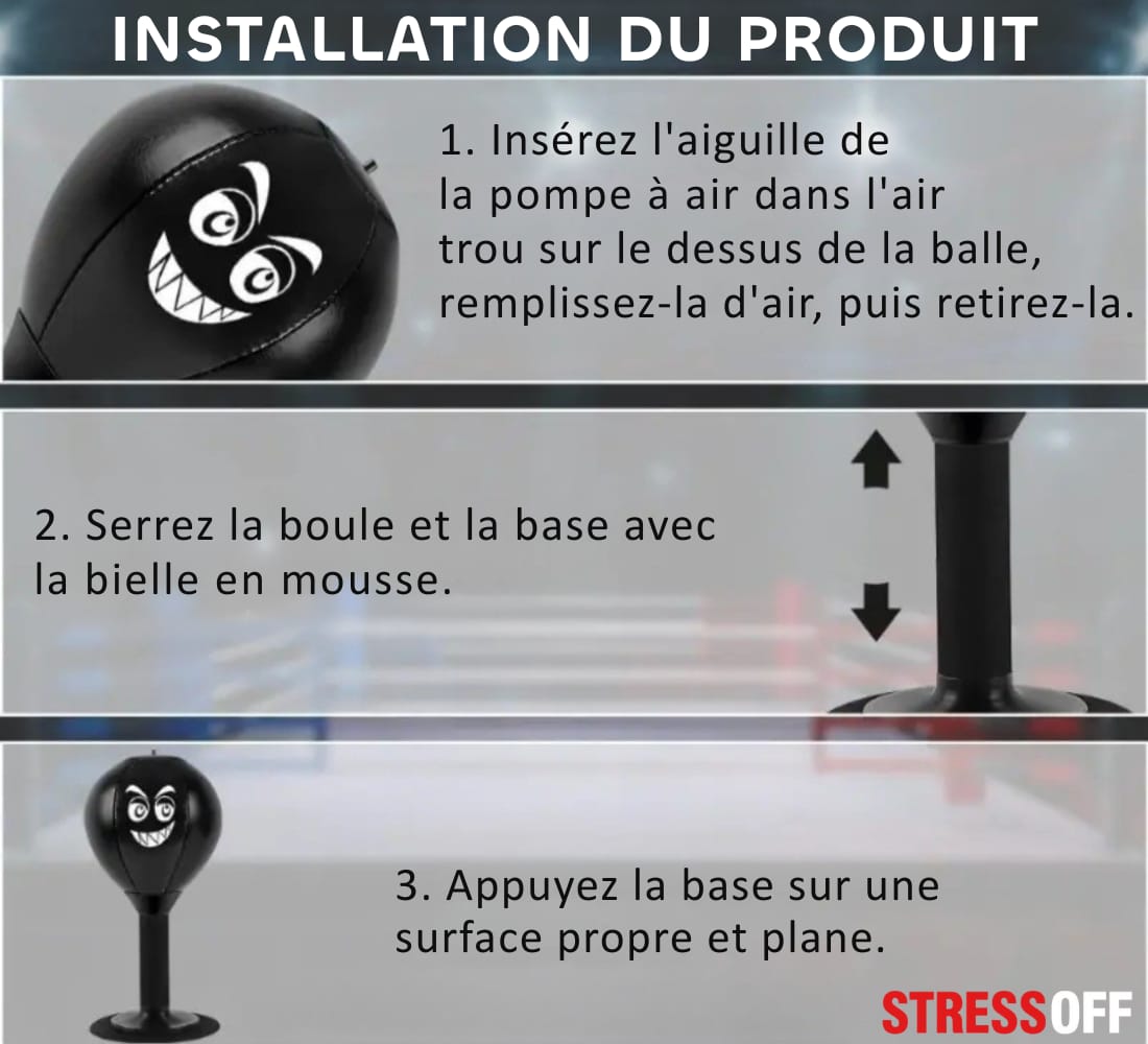 STRESSOFF® — Le Sac de Frappe Anti-Stress n°1