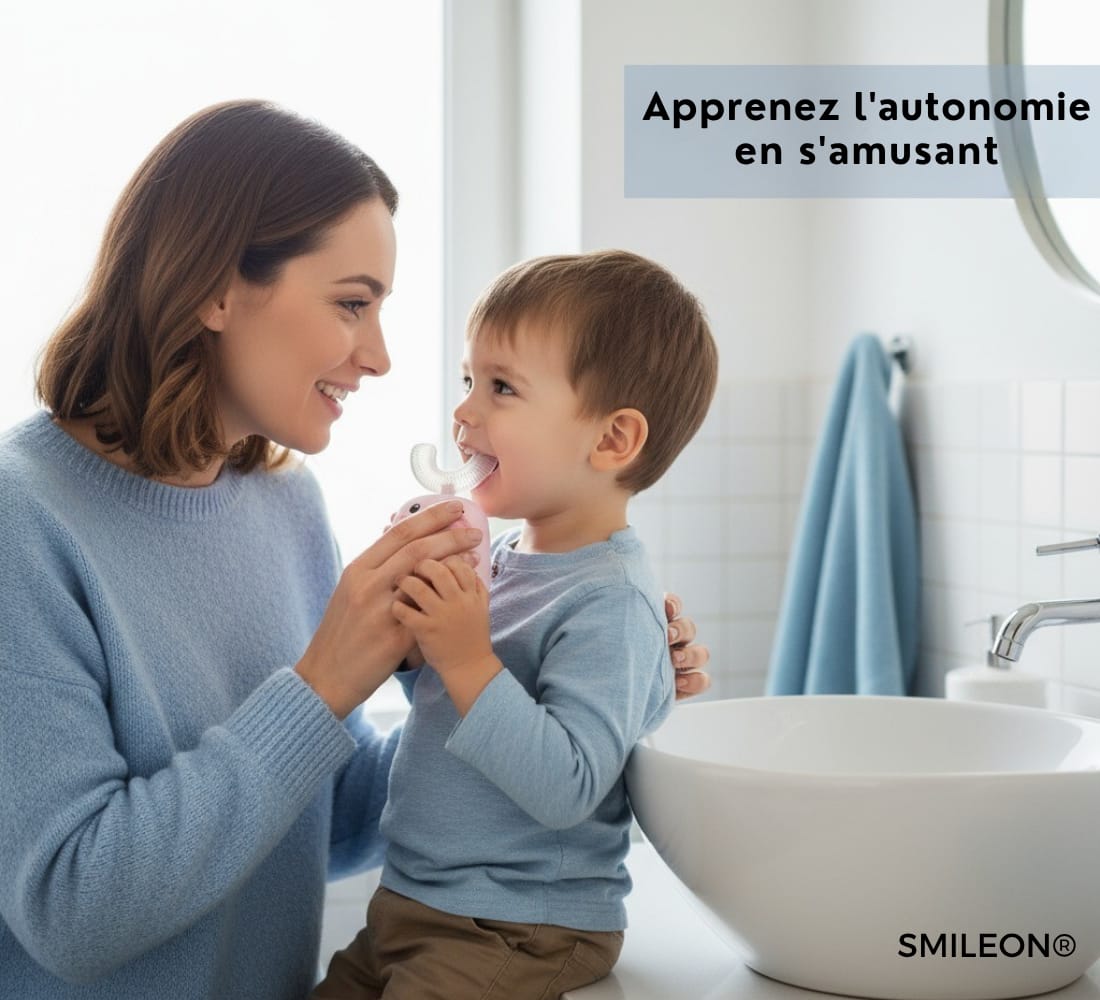 SmileON® — La brosse à dents 360° qui transforme le brossage en moment de jeu - STRESSOFF