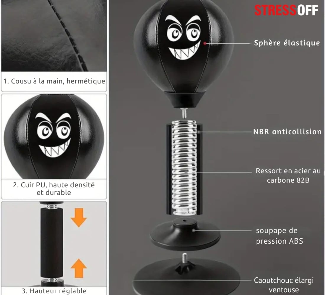 STRESSOFF®-Le sac de Frappe Anti-stress n°1 - STRESSOFF