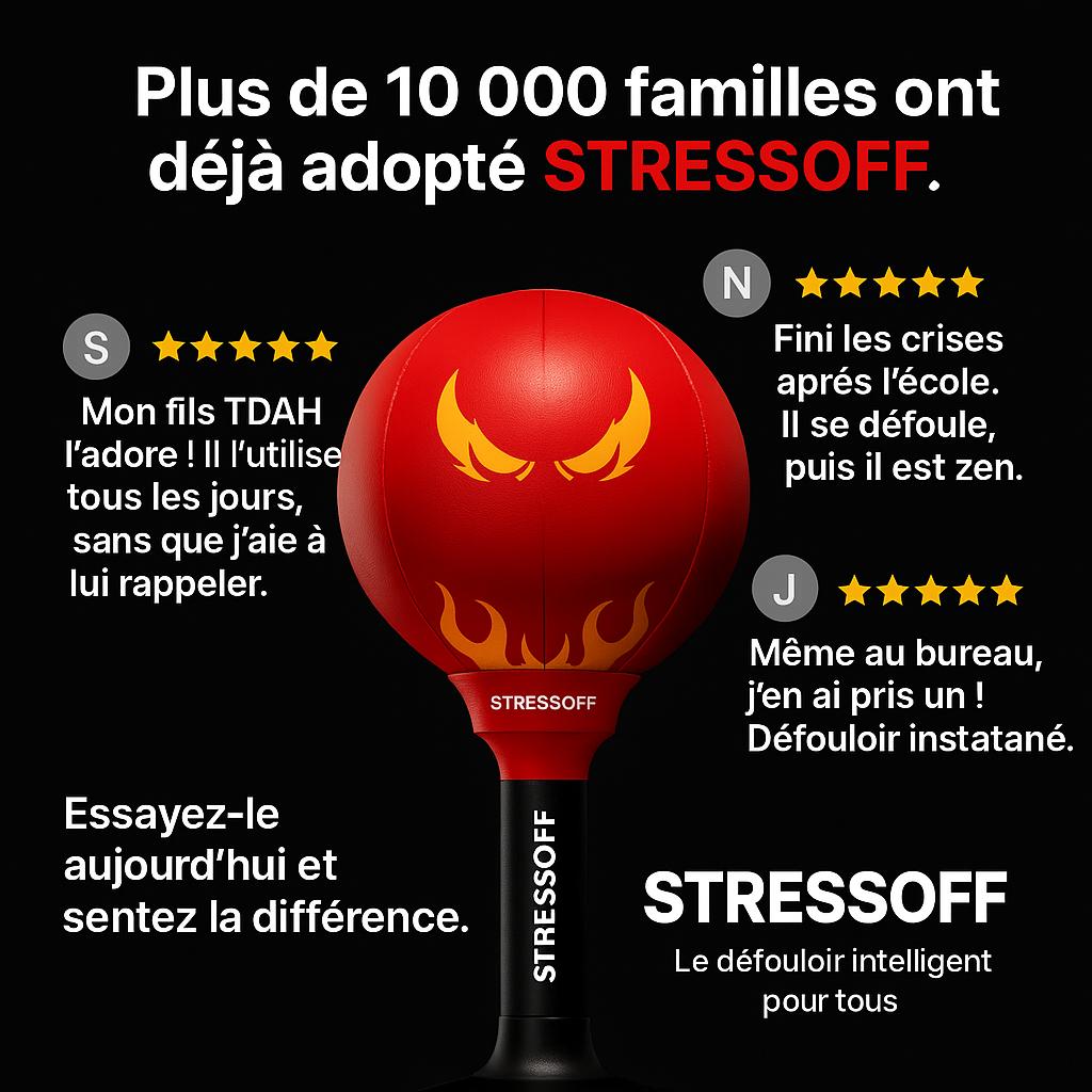 STRESSOFF®-Le sac de Frappe Anti-stress n°1 - STRESSOFF